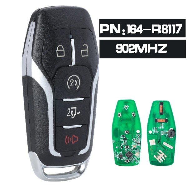 Ford F-150 2015-2017 5 Button Smart Key Tailgate M3N-A2C31243300